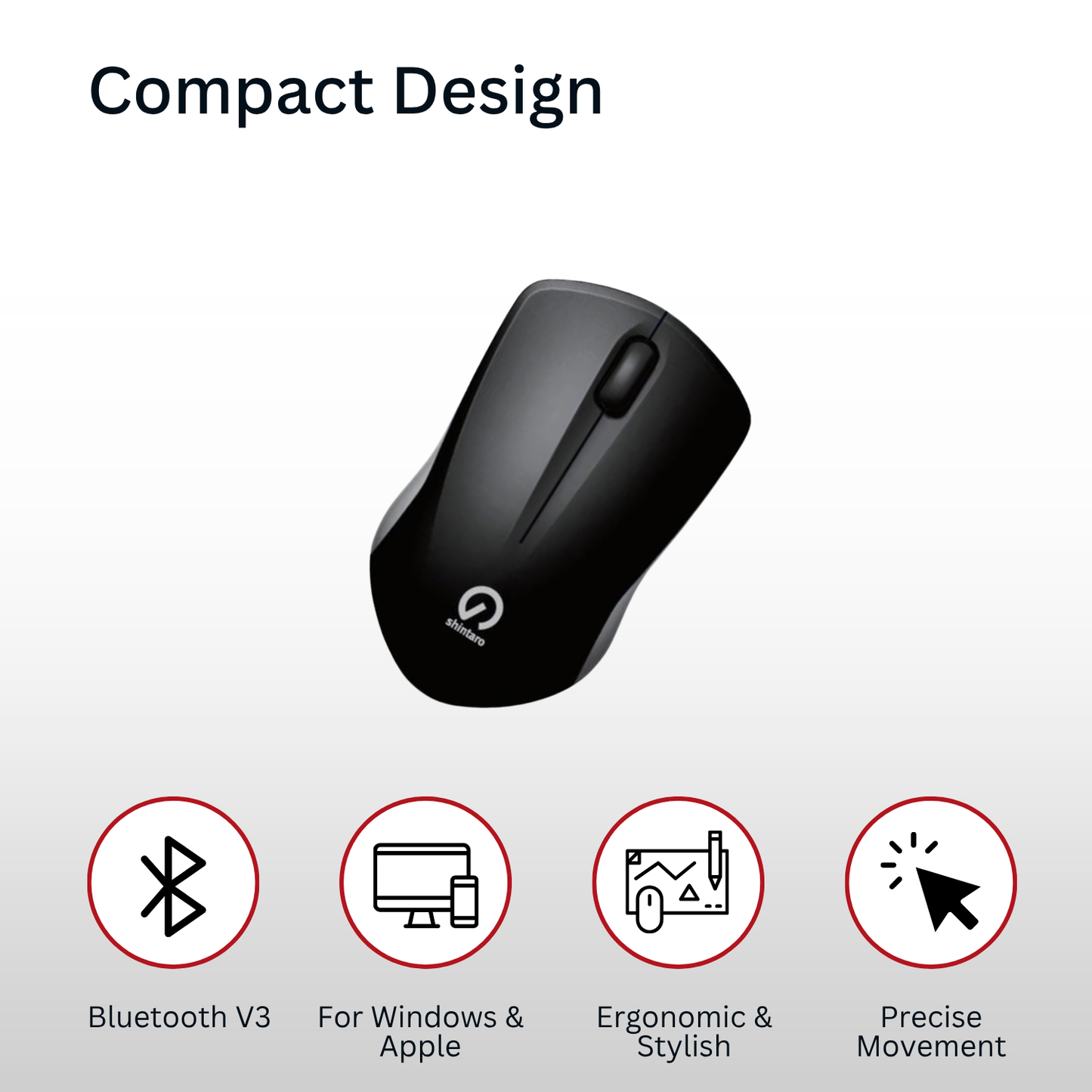 Shintaro Bluetooth Mouse Mini 5 Button