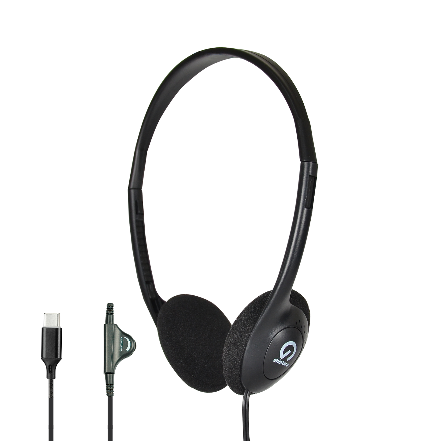 Shintaro Lightweight Headphone USB-C with Volume Controls