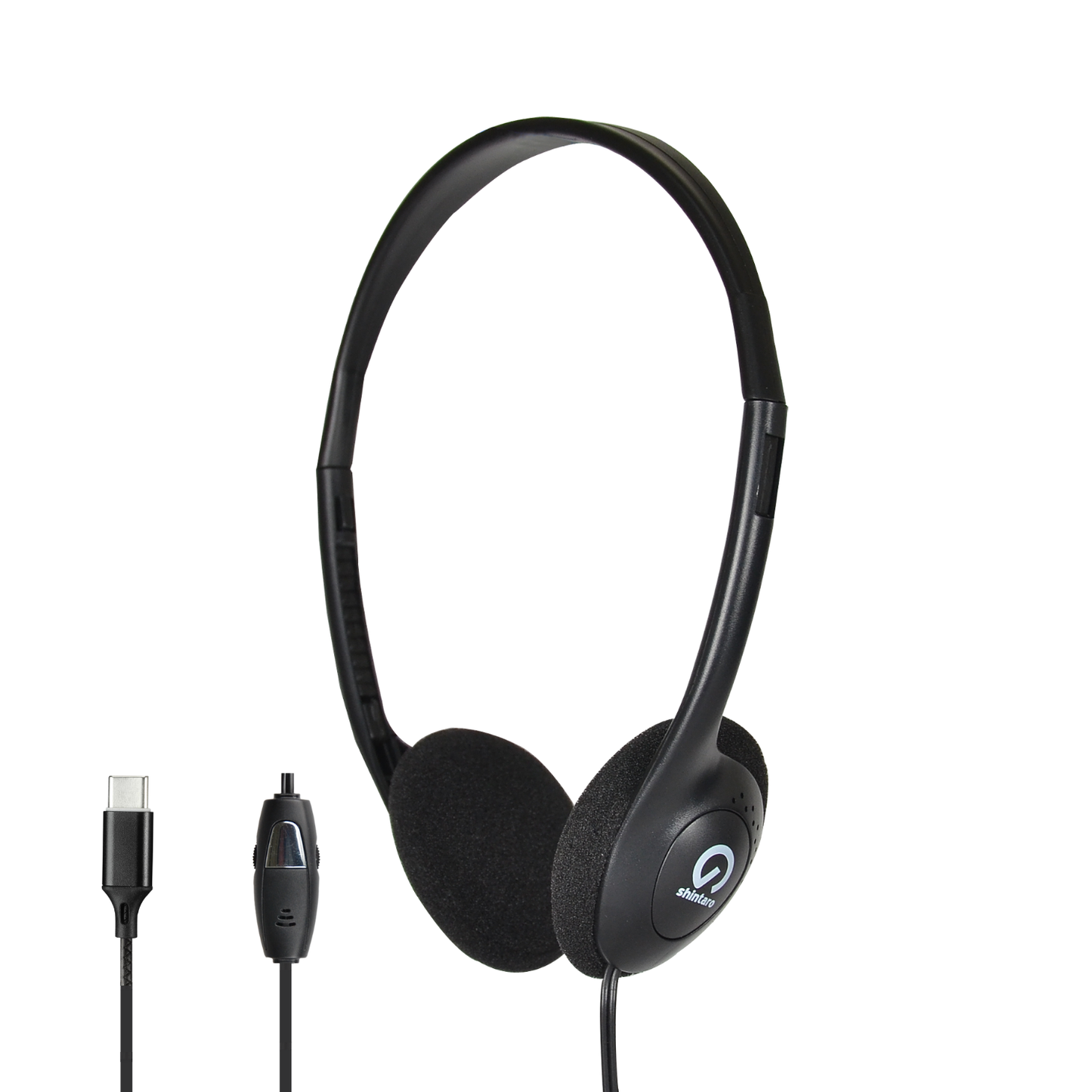 Shintaro Lightweight Headphone USB-C with Volume Controls