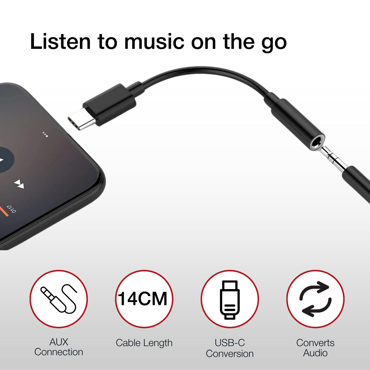 Shintaro Adaptor USB-C to 3.5mm Audio Jack