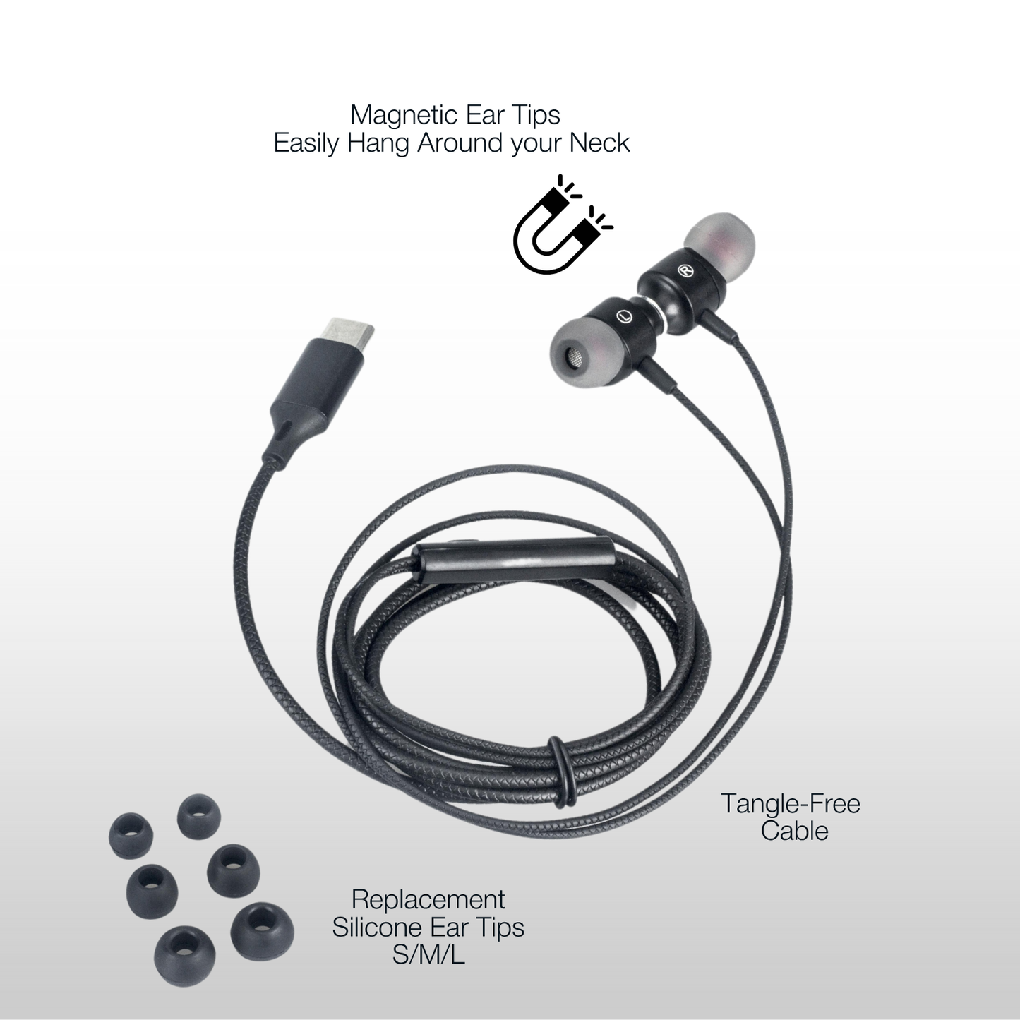 Shintaro Earphones USB-C with In-line Mic