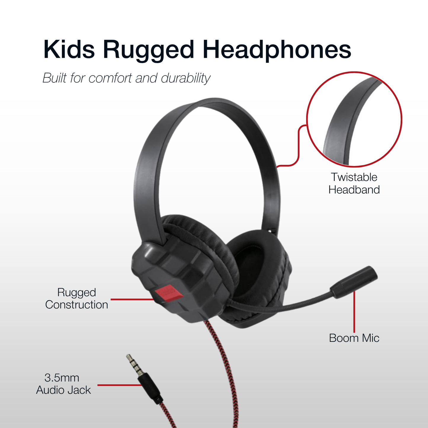 Shintaro Rugged Kids Headphones