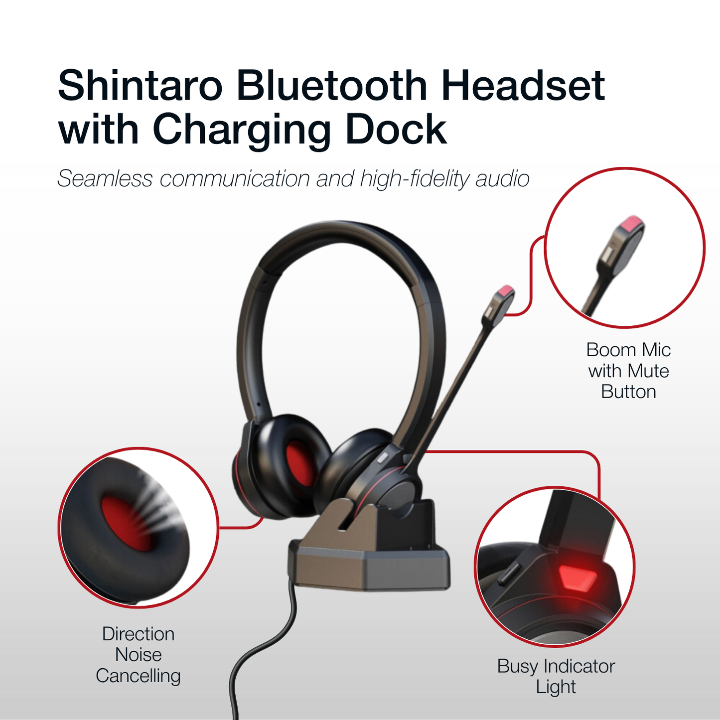 Shintaro Bluetooth Headset With Mic