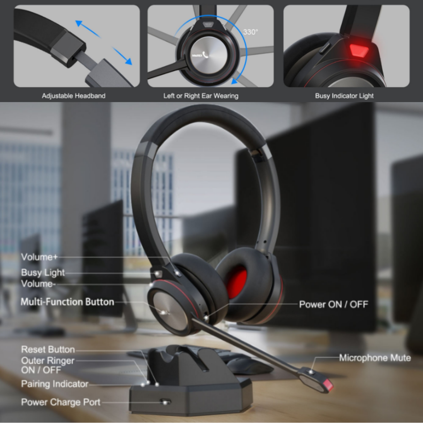 Shintaro Bluetooth Headset With Mic