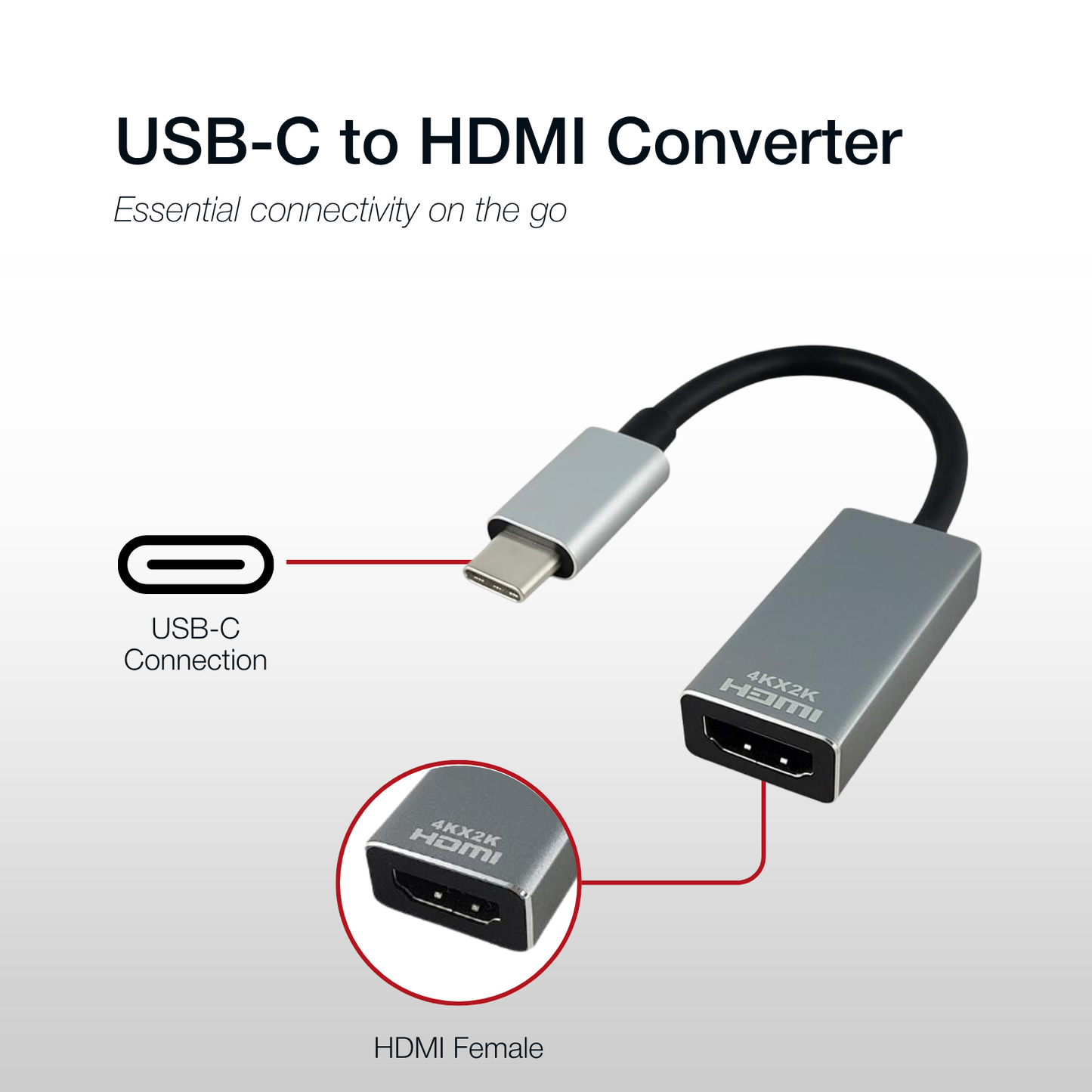 Shintaro Adaptor USB-C to HDMI 4K