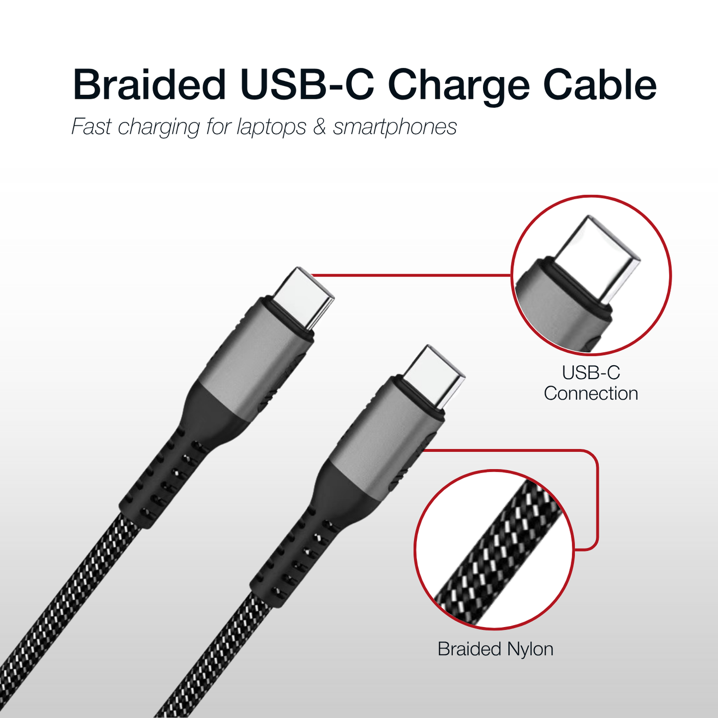 Shintaro Charging Cable USB-C Braided Design