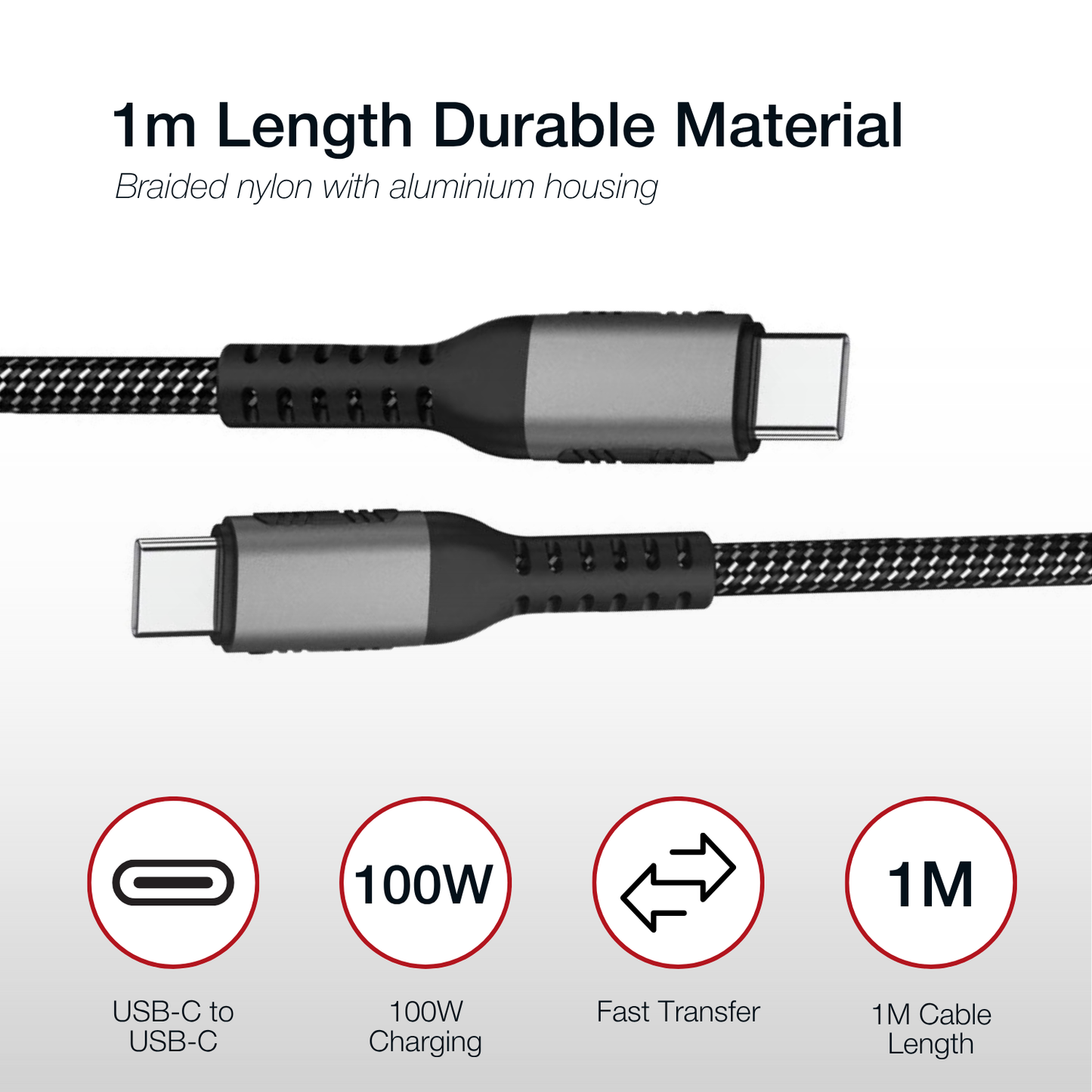 Shintaro Charging Cable USB-C Braided Design