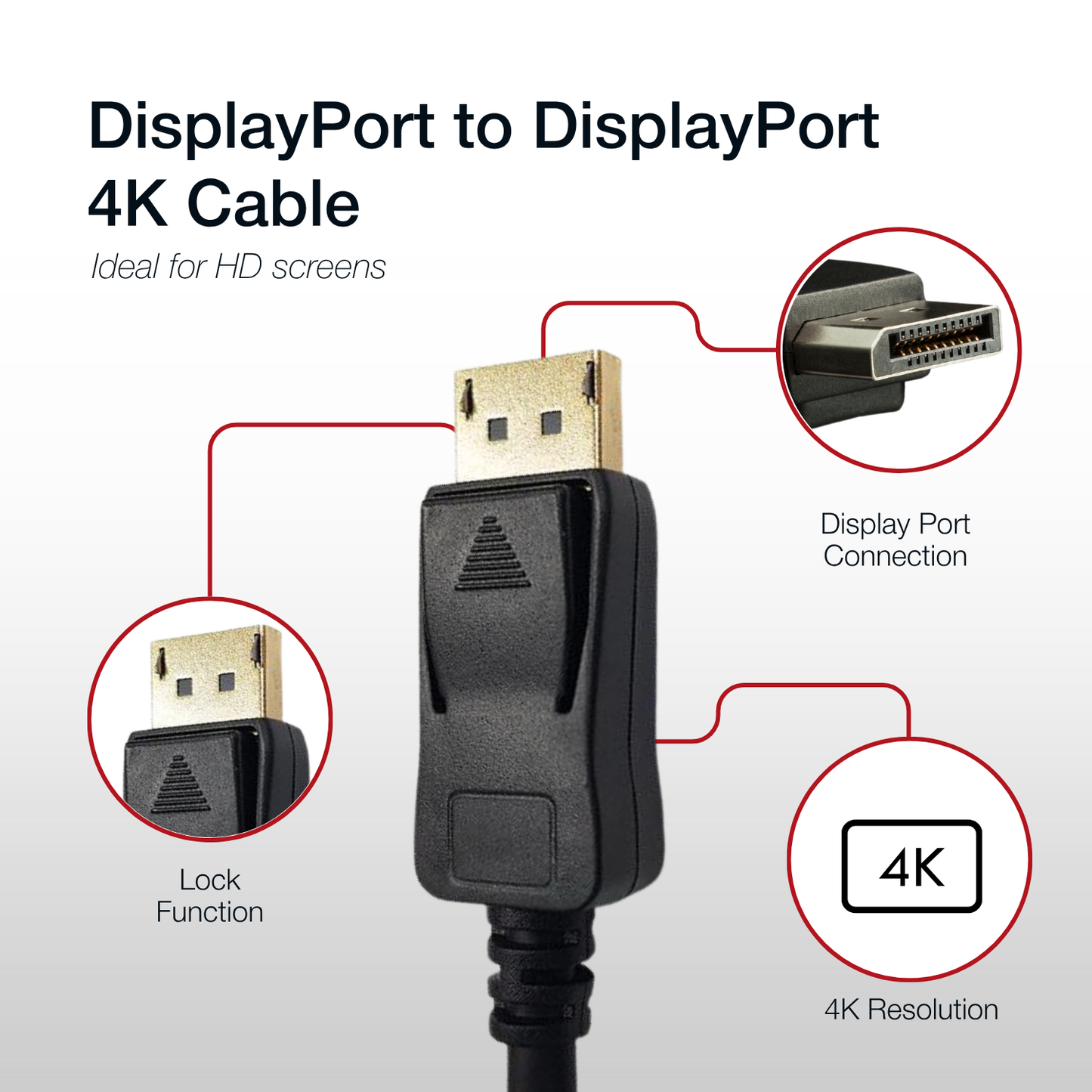 Shintaro Cable DisplayPort to DisplayPort