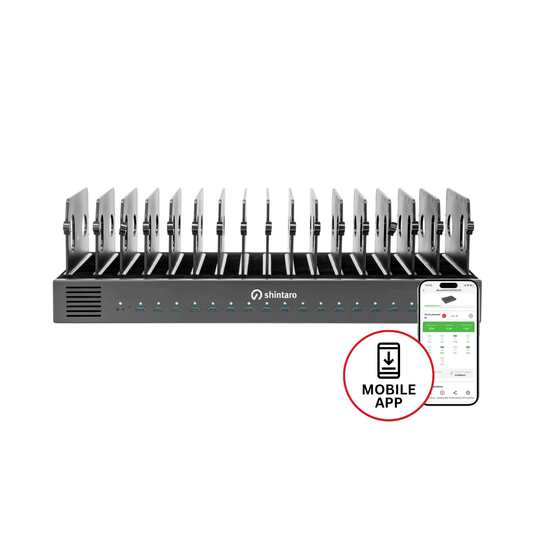 Shintaro GaN 1000W 16 Ports Charger with Adjustable Bays