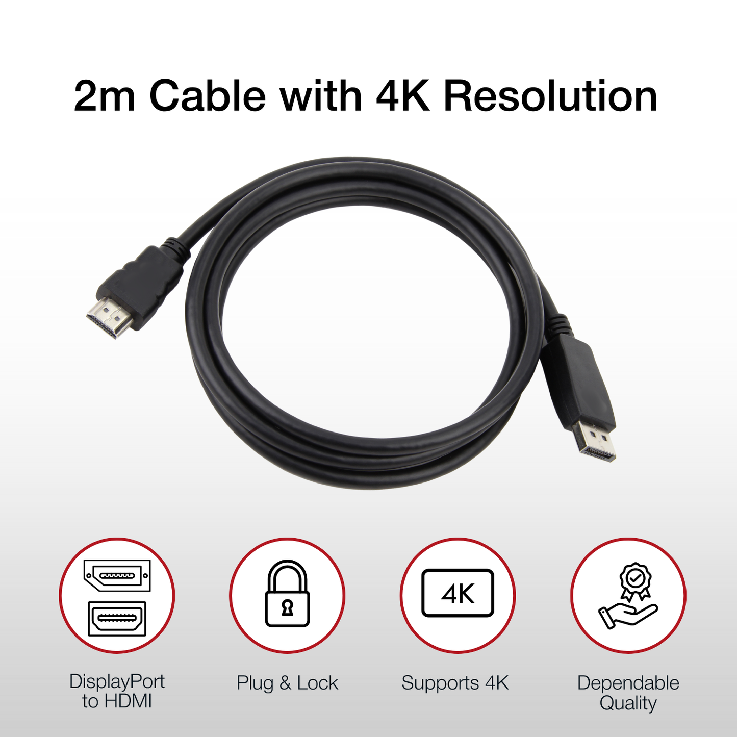 Shintaro Cable DisplayPort to HDMI