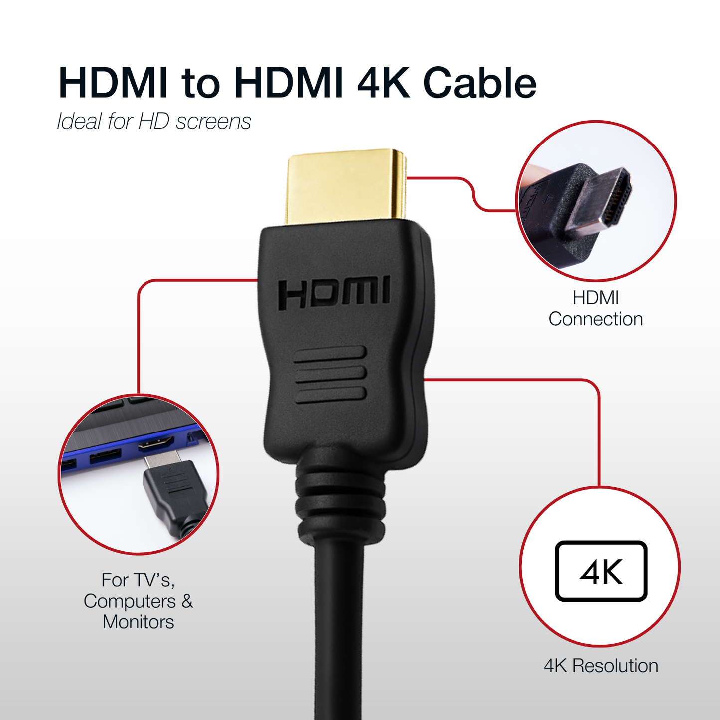 Shintaro Cable HDMI to HDMIN V2.0 4K