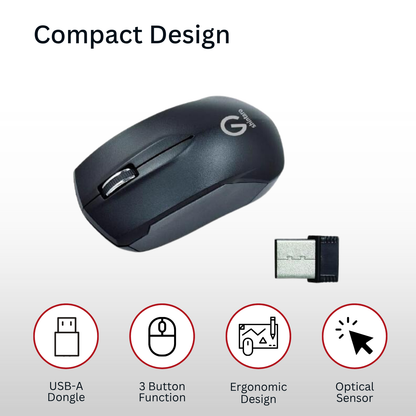 Shintaro Wireless Mouse 3 Button