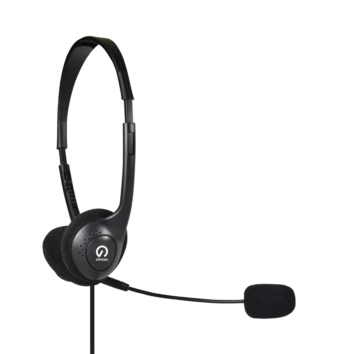 Shintaro Lightweight Headset with Boom Mic Dual 3.5mm Auido and Mic Jacks