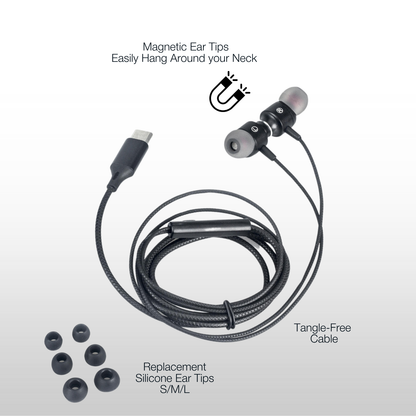 Shintaro Earphones USB-C with In-line Mic