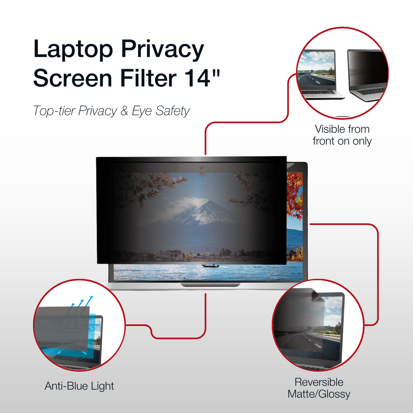 Shintaro Privacy Screen Filter 14" Laptops 16:10 Ratio