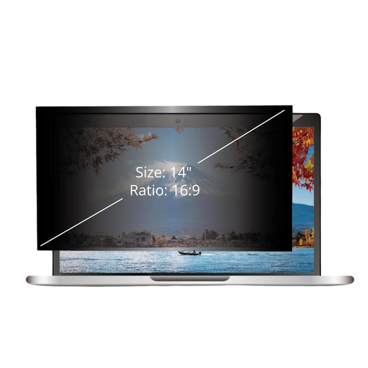 Shintaro Privacy Screen Filter 14" Laptops 16:9 Ratio