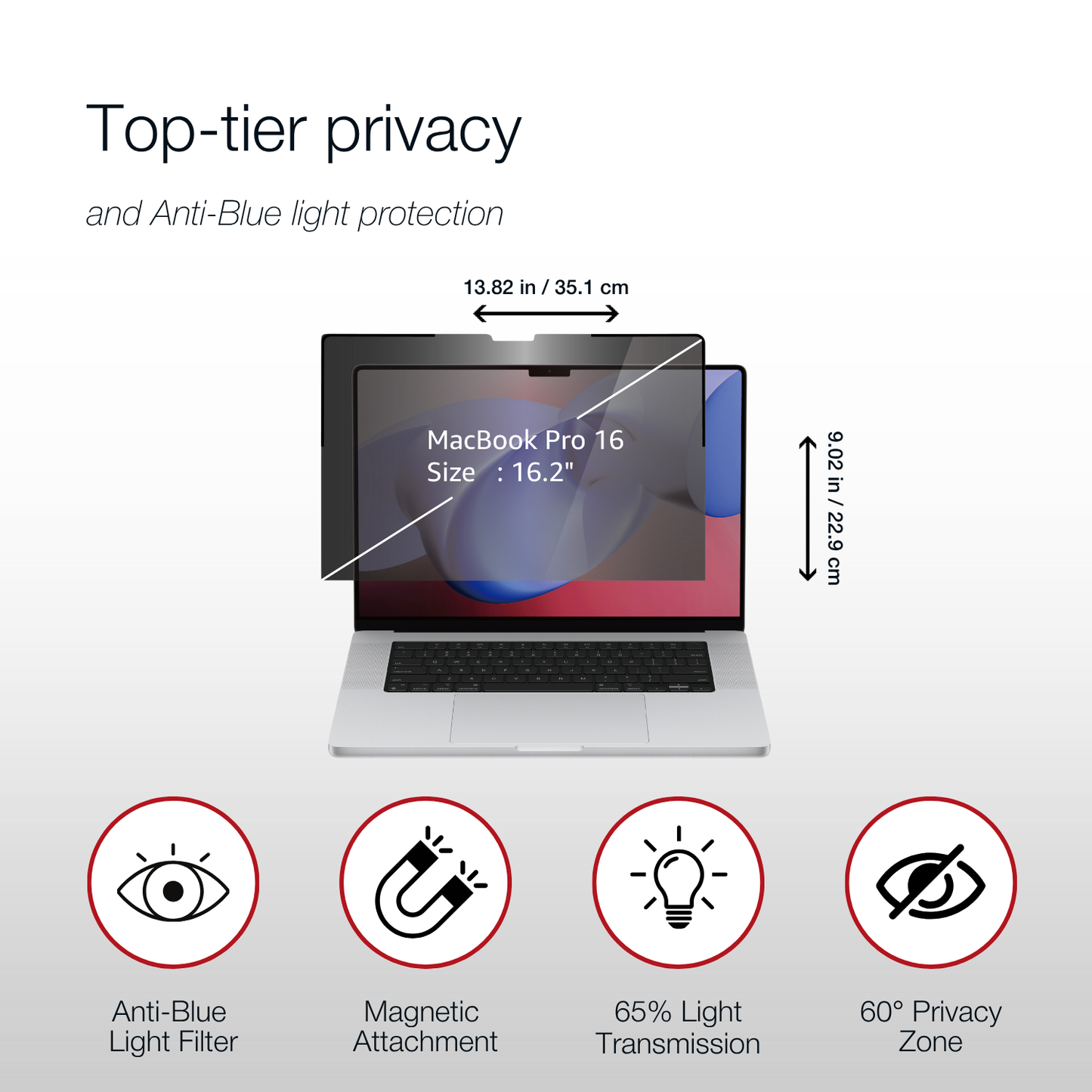 Shintaro Privacy Screen Filter 16" MacBookPro