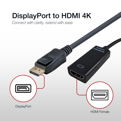 Shintaro Adaptor DisplayPort to HDMI 4K