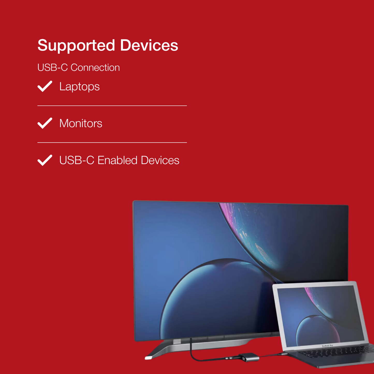 Shintaro Adaptor USB-C to HDMI 4K plus 1080P VGA