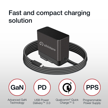 Shintaro 100W GaN USB-C Wall Charger