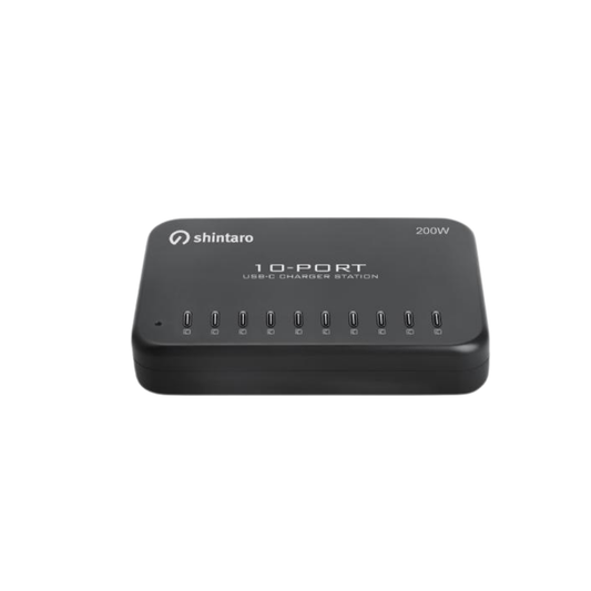 Shintaro GaN 200W 10 Ports Charger USB-C