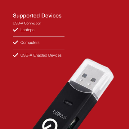 Shintaro SD Card Reader USB-A to Micro SD and SD
